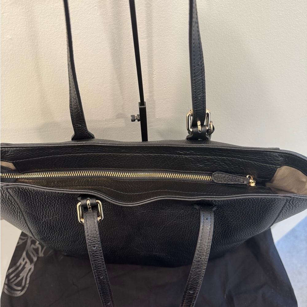 🚨FREE SHIPPING🚨 Versace Collection Black Leather Medusa Tote - Picture 6 of 8